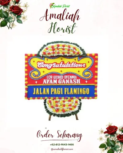 Bunga Papan Congratulation di Kerticala
